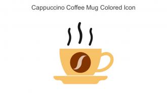 Cappuccino Coffee Mug Colored Icon In Powerpoint Pptx Png And Editable Eps Format