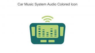 Car Music System Audio Colored Icon In Powerpoint Pptx Png And Editable Eps Format