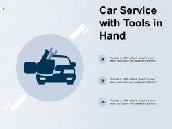 Car service sign icon on blue glossy square web button gear box