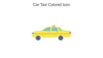 Car Taxi Colored Icon In Powerpoint Pptx Png And Editable Eps Format