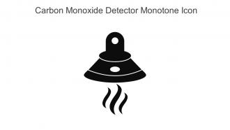 Carbon Monoxide Detector Monotone Icon In Powerpoint Pptx Png And Editable Eps Format