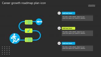Career Growth Roadmap Plan Icon