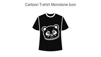 Cartoon T Shirt Monotone Icon In Powerpoint Pptx Png And Editable Eps Format