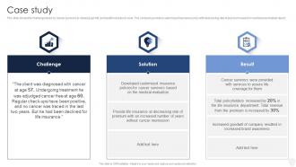 Case Study Insurance Company Profile Ppt Powerpoint Presentation File Icons