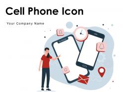 Cell phone icon internet connection allowed sign reminder bell selfie stick vibration