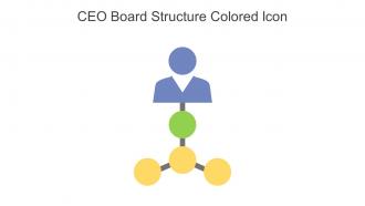 CEO Board Structure Colored Icon In Powerpoint Pptx Png And Editable Eps Format