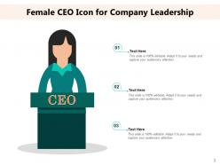 CEO Icon Business Organization Leadership Multinational Growth