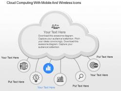 Cf cloud computing with mobile and wireless icons powerpoint template