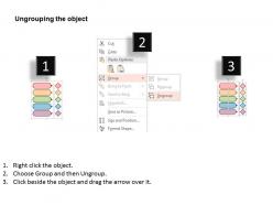 Ch five staged vertical timeline and icons flat powerpoint design