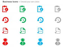 Checklist selection time cycle customer care ppt icons graphics