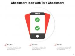 Checkmark Icon Inside A Circle Round Arrow Laptop Screen