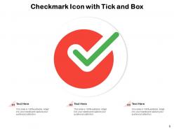 Checkmark Icon Inside A Circle Round Arrow Laptop Screen