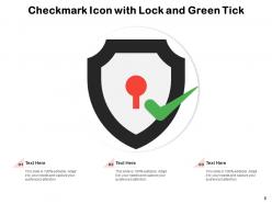 Checkmark Icon Inside A Circle Round Arrow Laptop Screen