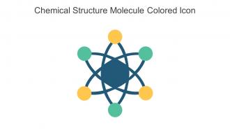 Chemical Structure Molecule Colored Icon In Powerpoint Pptx Png And Editable Eps Format