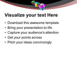 Christmas clip art vintage illustration of gifts with colorful powerpoint templates ppt for slides
