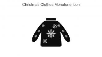 Christmas Clothes Monotone Icon In Powerpoint Pptx Png And Editable Eps Format