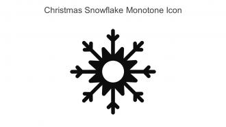 Christmas Snowflake Monotone Icon In Powerpoint Pptx Png And Editable Eps Format