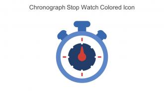 Chronograph Stop Watch Colored Icon In Powerpoint Pptx Png And Editable Eps Format