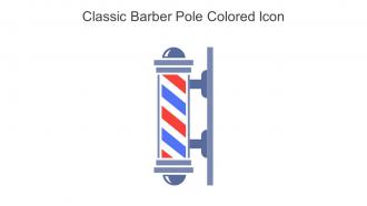 Classic Barber Pole Colored Icon In Powerpoint Pptx Png And Editable Eps Format