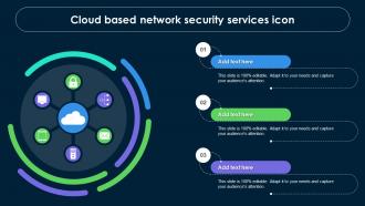 Cloud Based Network Security Services Icon