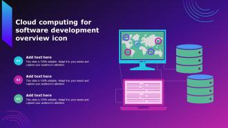 Cloud Computing For Software Development Overview Icon