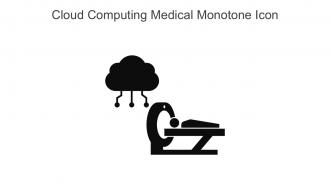 Cloud Computing Medical Monotone Icon In Powerpoint Pptx Png And Editable Eps Format