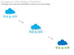 Cloud computing with icons technology application flat powerpoint design