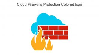 Cloud Firewalls Protection Colored Icon In Powerpoint Pptx Png And Editable Eps Format