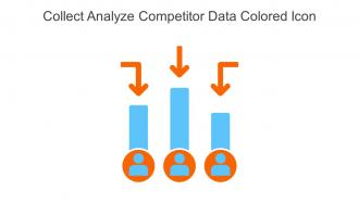 Collect Analyze Competitor Data Colored Icon In Powerpoint Pptx Png And Editable Eps Format