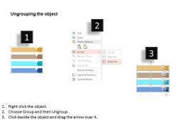 Colored tags with finance icons flat powerpoint design