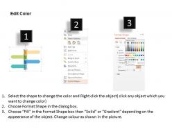 Column chart with business icon and data flat powerpoint design