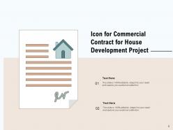 Commercial contract financial development business representing