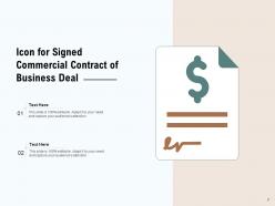 Commercial contract financial development business representing