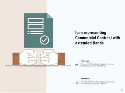 Commercial contract financial development business representing