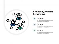 Community members network icon