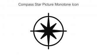 Compass Star Picture Monotone Icon In Powerpoint Pptx Png And Editable Eps Format