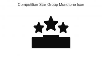 Competition Star Group Monotone Icon In Powerpoint Pptx Png And Editable Eps Format