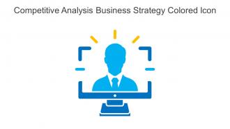Competitive Analysis Business Strategy Colored Icon In Powerpoint Pptx Png And Editable Eps Format