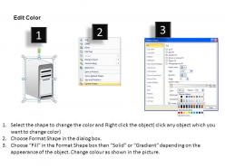Computers and servers powerpoint presentation slides db