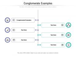 Conglomerate examples ppt powerpoint presentation icon slides cpb