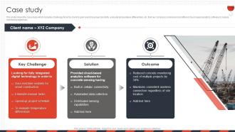 Construction Company Profile Case Study Ppt Slides Icon