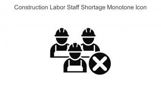 Construction Labor Staff Shortage Monotone Icon In Powerpoint Pptx Png And Editable Eps Format