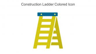 Construction Ladder Colored Icon In Powerpoint Pptx Png And Editable Eps Format