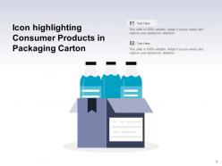 Consumer products icon ecommerce production electronics inventory supervisor