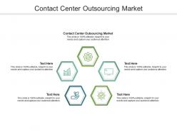 Contact center outsourcing market ppt powerpoint presentation slides icons cpb
