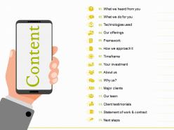 Content l1537 ppt powerpoint presentation icon example topics
