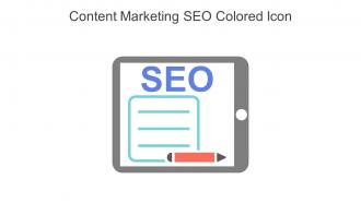 Content Marketing SEO Colored Icon In Powerpoint Pptx Png And Editable Eps Format