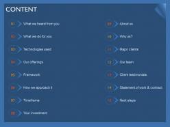 Content technologies used ppt powerpoint presentation icon slides