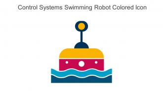 Control Systems Swimming Robot Colored Icon In Powerpoint Pptx Png And Editable Eps Format