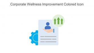 Corporate Wellness Improvement Colored Icon In Powerpoint Pptx Png And Editable Eps Format